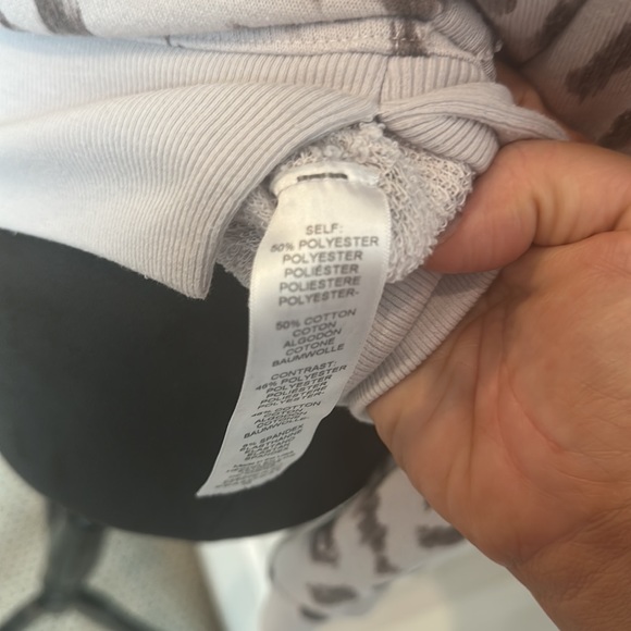 Michael Stars Gray-White and Black Leopard Animal Sweater - Picture 5 of 5